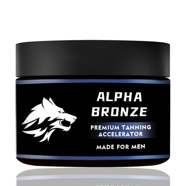 Intense Tanning Gel |Alpha Bronze Tanning Accelerator | Non-Greasy, Waterproof, with Carrot & Coconut Oils | Hydrating, Vitamins A & E | Unisex 3.5 oz