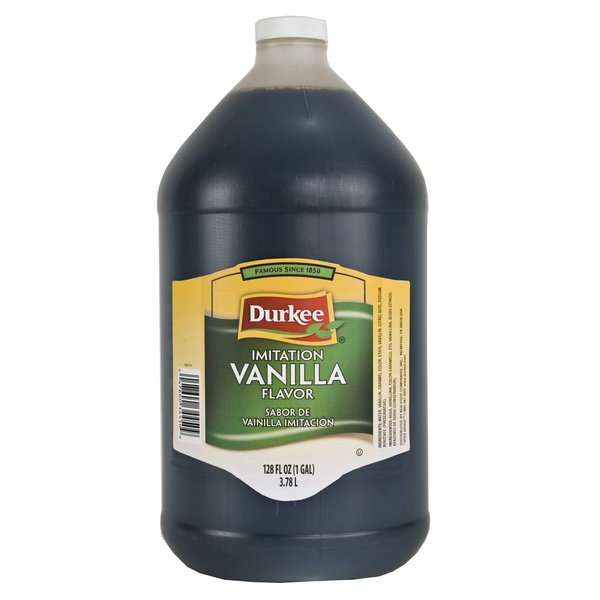 Durkee Imitation Vanilla Flavor - 1 gallon bottle, 4 per case