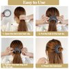 5 Pcs Bird Nest Hair Clips Holder Ponytail Holder Bun Barz Bun Clip Accessories for Women and Girls (Color-5)