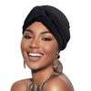 Head Scarf for Women's Hair Ribbed Head Wraps for Black Women Knotted African Turban Cancer Chemo Headwear for Women