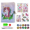 Unicorn Diamond Art Painting Notebook Craft Kits for Girls Ages 6-8-9-10, Girls Birthday Gifts Presents for 5 7 11 12 Year Old, Gem Sticker Painting Arts Crafts Toys for 5-10 Ages Kids Gifts