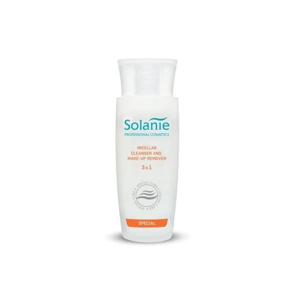 Solanie - Micellar Face Cleanser - 150ml - Gentle Makeup Remover - Cleansing, Softening, and Moisturizing Formula, Suitable for Sensitive Skin