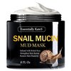 Essentially KateS Snail Mucin Facial Mud Mask 8 Fl Oz - Deeply Hydrating & Moisturizing for Dry & Sensitive Skin - Improving the Skin's Barrier Functions - Originates in Champagnolles, France