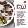 Black Cardamom Pods 3.5 Oz Bag (100gm) | Whole Kali Elaichi Indian Spice by Spicy World