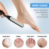 Fu Store Foot Files Callus Remover Stainless Steel Foot Rasp and Dual Sided Foot File Professional Scrubber Pedicure Tools Premium for Foot Care (2 Pack)