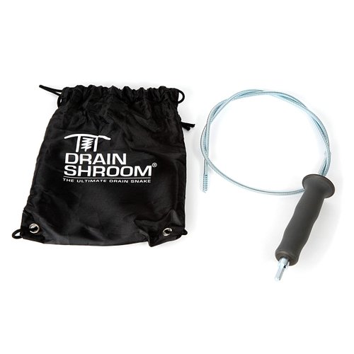 DrainShroom DSSNK070 Revolutionary Tub and Sink Snake Auger Clog Remover for Bathroom Drains, 42 Inch, Stainless