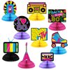 80s Party Decorations Back To The 80s Party Honeycomb Centerpieces 80s Retro Table Toppers For 1980s Birthday Party Favors Supplies Neon Party Decorations