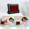 KWANWA Alarm Clock, 8" Large Screen Display, Digital Clock, Battery Operated, Auto Dimmer Mode,Wall Clock&Desk Clock for Bedroom, Office, Living Room, Elderly