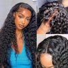 AliPearl Wig 13x4 Water Wave HD Lace Front Wigs Human Hair Pre Plucked with Baby Hair HD Transparent Wet and Wavy Lace Front Wigs for Black Women Human Hair Brazilian Virgin Glueless Lace Frontal Wigs 150% Density Ali Pearl Hair (22 Inch)