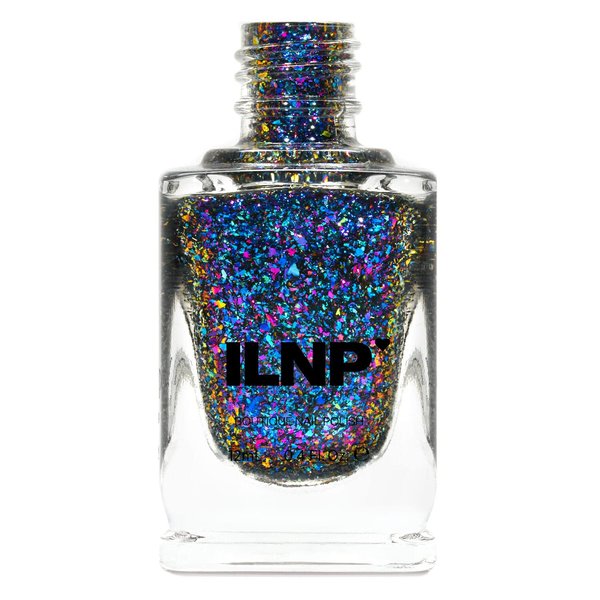 ILNP Mayfield - Purple, Pink, Green, Gold, Blue Ultra Chrome Flakie Nail Polish