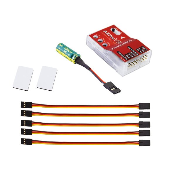 SoloGood HOBBYEAGLE A3 Pro V2 6-Axis RC Plane Flight stabilizer Controller Gyroscope Balancing Apparatus Airplane Gyro Stabilizer for Fixed Wing RC Plane