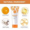 Orange Exfoliating Gel, Face Body Exfoliating Scrub Gel, Deep Cleansing Moisturizing Facial Exfoliator, Natural Orange Peeling Gel Face Scrub Cream for Women Skin Care (3PCS)