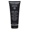 Apivita Black Detox Cleansing Gel - Facial Cleanser & Makeup Remover with Activated Charcoal - Leaves Skin Fresh, Clean and Comfortable - 5.07 Fl Oz