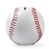 FORLONG Ceramic Piggy Bank for Boys,White Baseball Sports Coin Bank, Bedroom Decor Money Box-5.9 inch