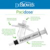 Dr. Brown's Pacidose Pacifier and Liquid Baby Medicine Dispenser with Oral Syringe and Two Sizes of Pacifier Bulbs - 0-6m and 6-18m