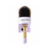 Swissco Smoothing Hair Brush 100% Boar Bristles (Purple & Tan)