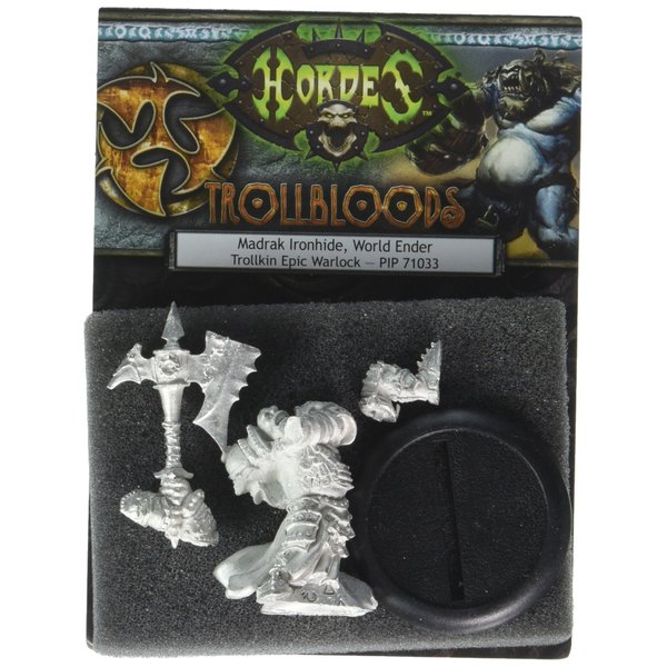 Privateer Press Hordes - Trollblood - Epic Warlock Madrak Ironhide Model Kit