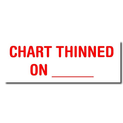 Insurance Stamp - Premium Wood Handle Chart Thinned on Rubber Stamp, 1/2 x 1-1/2 - Ideal for Health Information Technicians - Durable, Easy-to-Use for Efficient Document Marking, Easy to Use