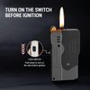 Morisk Torch Lighter Switchable Soft/Jet Flame, Butane Pipe Lighter Refillable with Lockable Function, Cool Foldable Lighters Unique Gift for Men(Butane Not Included)
