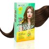 Speed Touch 1 Minute Medium Brown Hair Dye - 100% Color Grey Coverage For Women and Men - Long Lasting and Permanent Hair Color - Ammonia Free With Botanical Extracts