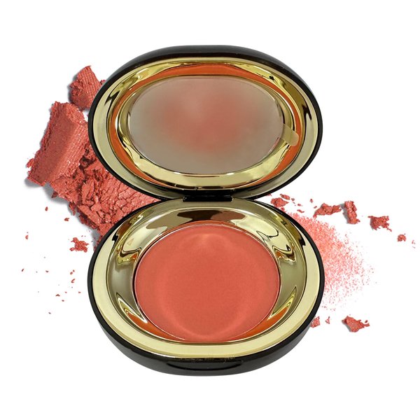 Face Blush for Cheeks Waterproof Cream Blush makeup, Soft Face Blush Natural Makeup Lightweight & Natural Matte Finish Long Lasting Makeup Easy to Smudge and Apply Blushes for Beginne(Coral Orange)