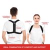 Mueller 66117-1 Posture Corrector for Women and Men, Adjustable, One Size, Black