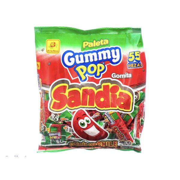 DE LA ROSA SPICY GUMMY POP WATERMELON 55 CT