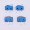 Taiss 10pcs Micro Switch 250V 5A 2 Pin 1NO Handle Limit Switch Tact Switch Sensitive Micro Switches Long Life 1 Million Life KW11-3Z-08