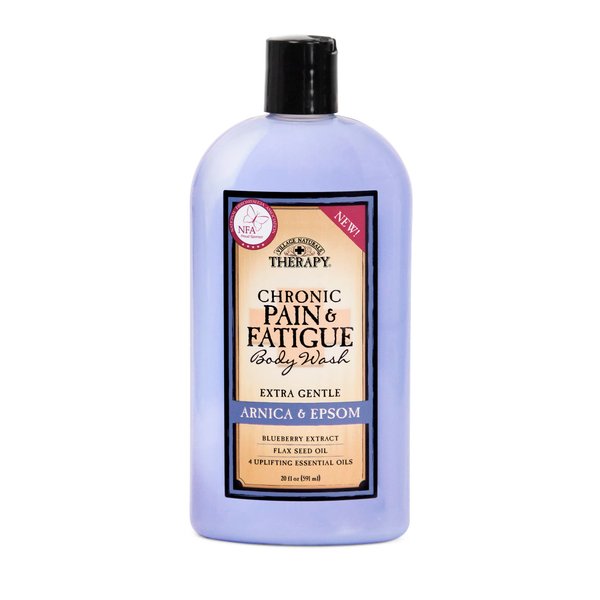 Village Naturals Therapy Chronic Pain & Fatigue Body Wash 20 fl oz