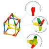 Goobi 70 Pcs Magnetic Building Sticks Blocks Toys Magnet Construction Set Tiles Toy Montessori STEM Educational Toys for Ages 3 4 5 6 7 8 Kids Boys Girls Adults with Storage Box and Instruction Guide