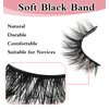 Cat Eye Lashes, Mink Cat Eye Eyelashes 7 Pairs Lashes Wispy Fluffy 18mm Natural Look 3D Volume D Curl Strip Lashes Pack