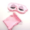 Eye Mask for Sleeping, Satin Blindfold Silk Sleep Mask Smooth Soft Breathable Travel Eye Cover Eyeshade with Elastic Strap for Women & Girls