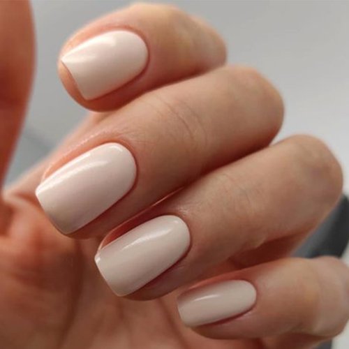 Modelones 32Pcs White Press on Nails, Upgrade Short Square Fake Nails, Reusable Nail Kit with Nail Glue Adhesive Tabs Mini Nail File, Nails Press Ons 16 Sizes