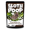 Sloth Poop Bath Bombs - Farting Sloth in Tree - Funny Bath for Kids - XL Root Beer Fizzers, Marbled Brown and White, Handmade in The USA, 2 pk