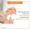 ActFun 6 Pairs (12 Pieces) Felt Metatarsal Pads, 1/5" Thick Reusable Breathable Ball of Foot Cushions, All Day Pain Relief Prevent Calluses Blisters, Foot Arch Support Foot Pads for Women and Men