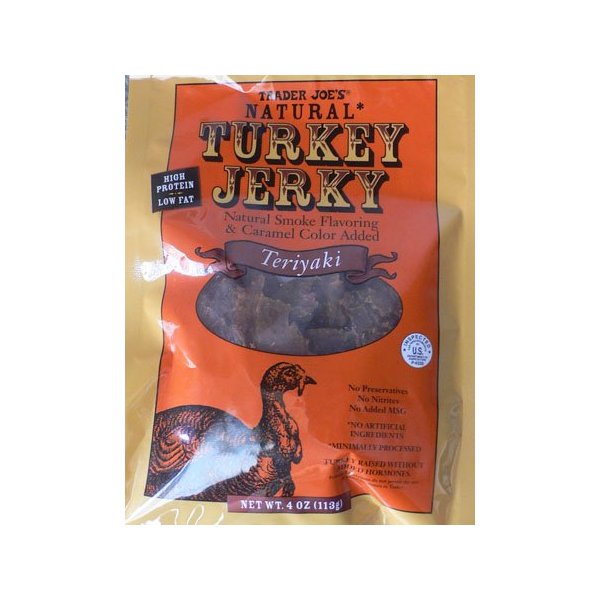 Trader Joe's Turkey Jerky Teriyaki Flavor - 4 Ounces