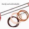 100 Pcs 4cm Elastics Hair Ties No Damage Small Bulk Hair Band, Medium Hold Ponytail Holders for Women and Girls
