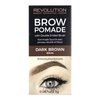 Makeup Revolution Brow Pomade, Waterproof Eyebrow Pomade, Long Lasting With Extreme Hold, Smudge-Proof, Vegan & Cruelty Free, Dark, 2.5g