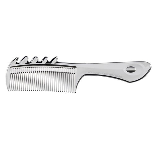 Love Chrome F Scalp Cassa Silver [Official Shop] Scalp Care Face Care Hair Comb / Love Chrome F SCALP-GUASHA SILVER