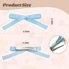 Bow Hair Clips for Women Girls, Beautiful Red Bow Hair Clips Ribbon Satin Ribbon Hair Accessories for Girls Alligator Clips Cute Bowknot Hair Barrettes for Kids