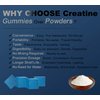 Creatine Monohydrate Gummies for Men & Women - Sugar Free & Vegan Advanced Formula W/L-Taurine + Vitamin B12 - for Muscle Strength, Muscles Builder, Recovery, Energy Boost, Pre-Workout Supplement