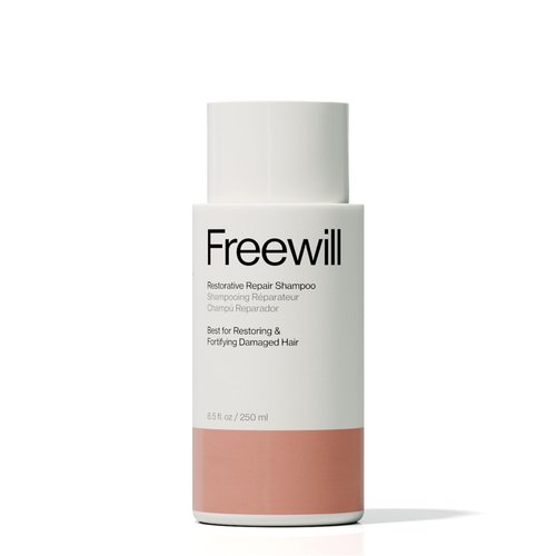 Freewill Restorative Repair Shampoo, Hair Repair Shampoo for Dry, Damaged Hair, Hydrating Shampoo with Natural Protectants to Replenish and Restore Hair Health, 8.5 oz
