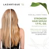 Lazartigue Stronger Hair Serum, Volumizing, Thickening Scalp Treatment to Strengthen Weak or Thin Hair, Non-Greasy, Quick-Drying, Intense Hydrating Formula, Vegan, Sulfate/Silicone Free - 1.7 Oz