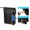 MINICAT Roomy Pockets Series Small Crossbody Bags Cell Phone Purse Wallet for Women(Black)