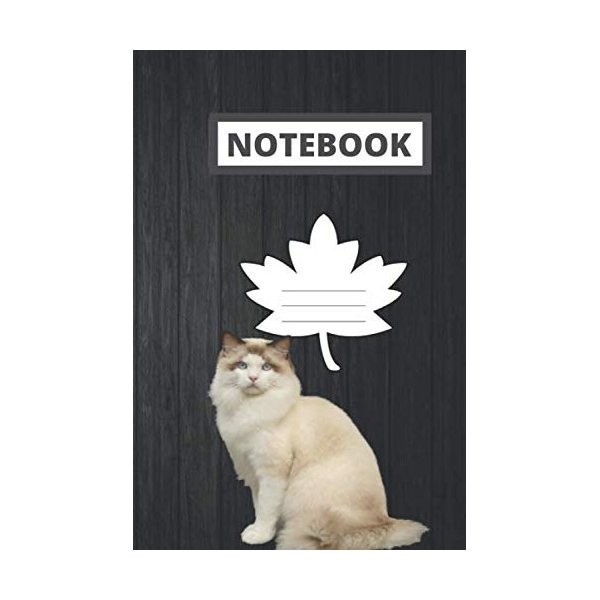 Notebook: Ragdoll cat college notebook | 6 x 9 | 120 pages