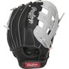 Rawlings | SURE CATCH T-Ball & Youth Baseball Glove | Right Hand Throw | 11" | Black/Grey