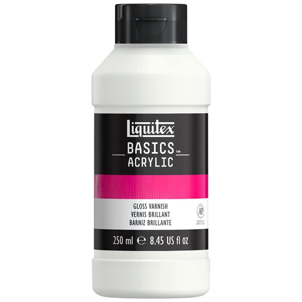 Liquitex BASICS Gloss Varnish, 250ml (8.4oz) Bottle