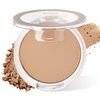 JOAH Perfect Complexion Cashmere Powder Foundation, Medium Face Coverage, Matte Finish, Korean Makeup, Compact Design For Oily & All Skin Types, 16 Hour Wear, Light with Warm Undertones