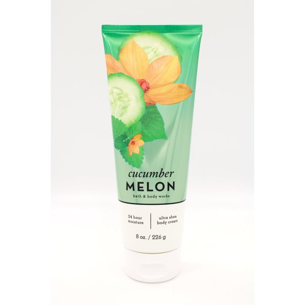 Cucumber Melon, Bath and Body, Ultra Shea Body Cream, 8 oz