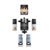 EnderToys Black Hoodie Guy Action Figure